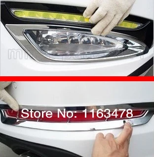 

For KIA K5 OPTIMA 2010 2011 2012 2013 ABS Chrome Front And Rear Fog Light cover trim new