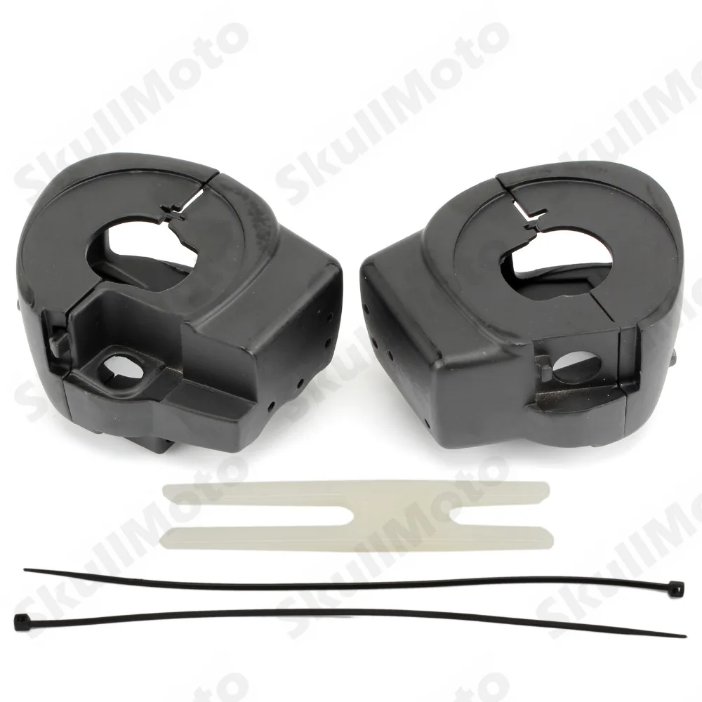 Черные мотоциклетные переключатель Корпус комплект крышка ручная ручка