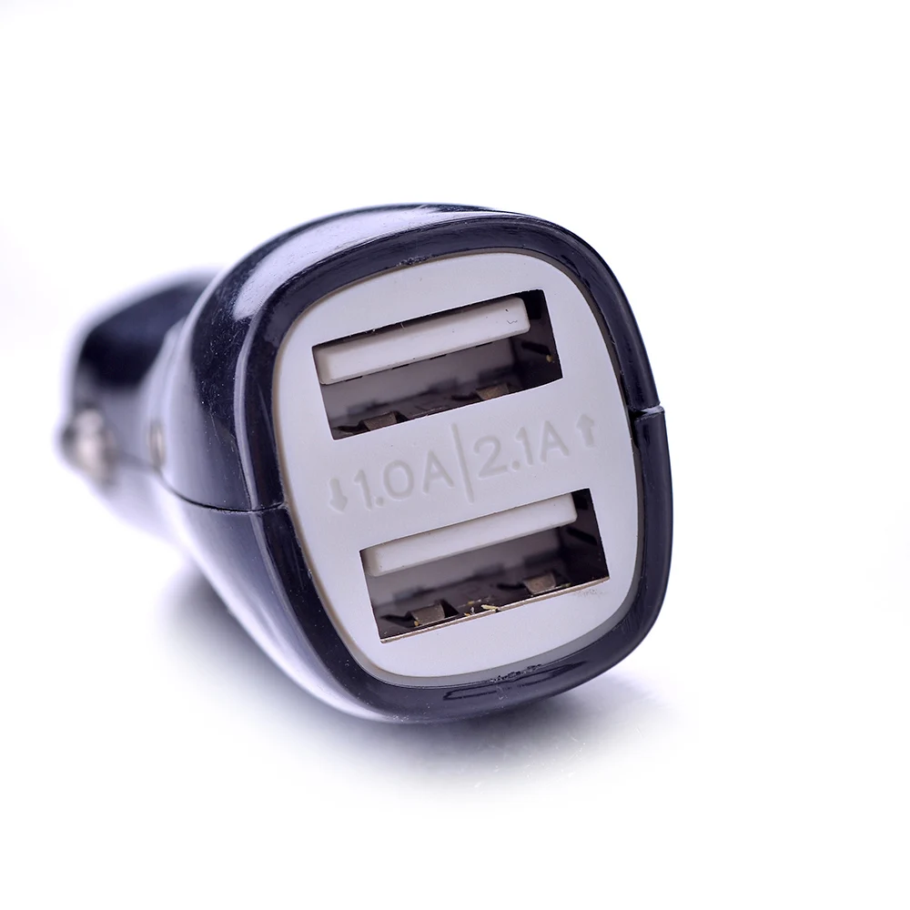 Автомобильное зарядное устройство 2 1 а/1 А два порта USB разъем питания для MP3 MP4