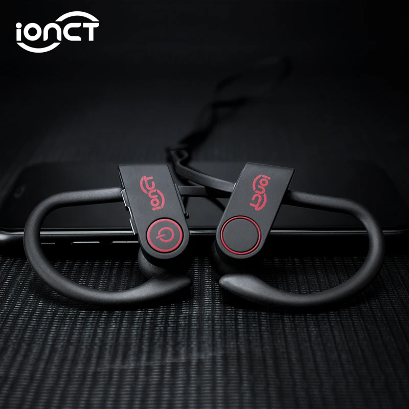 IONCT IPX7 водонепроницаемые 5,0 Bluetooth наушники с шумоподавлением Hi-Fi стерео беспроводные наушники спортивные наушники для телефона