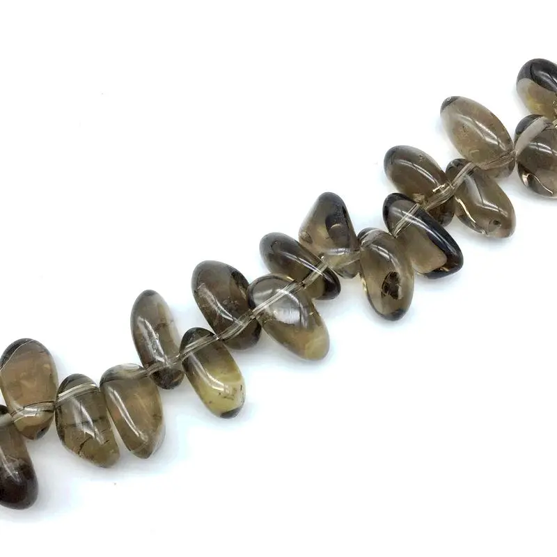 Бусины из натурального камня нерегулярные самородки 8-12 мм боковые просверленные