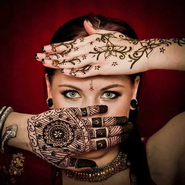 Mehndi чистая индийская черная хна тату паста временная Водонепроницаемая