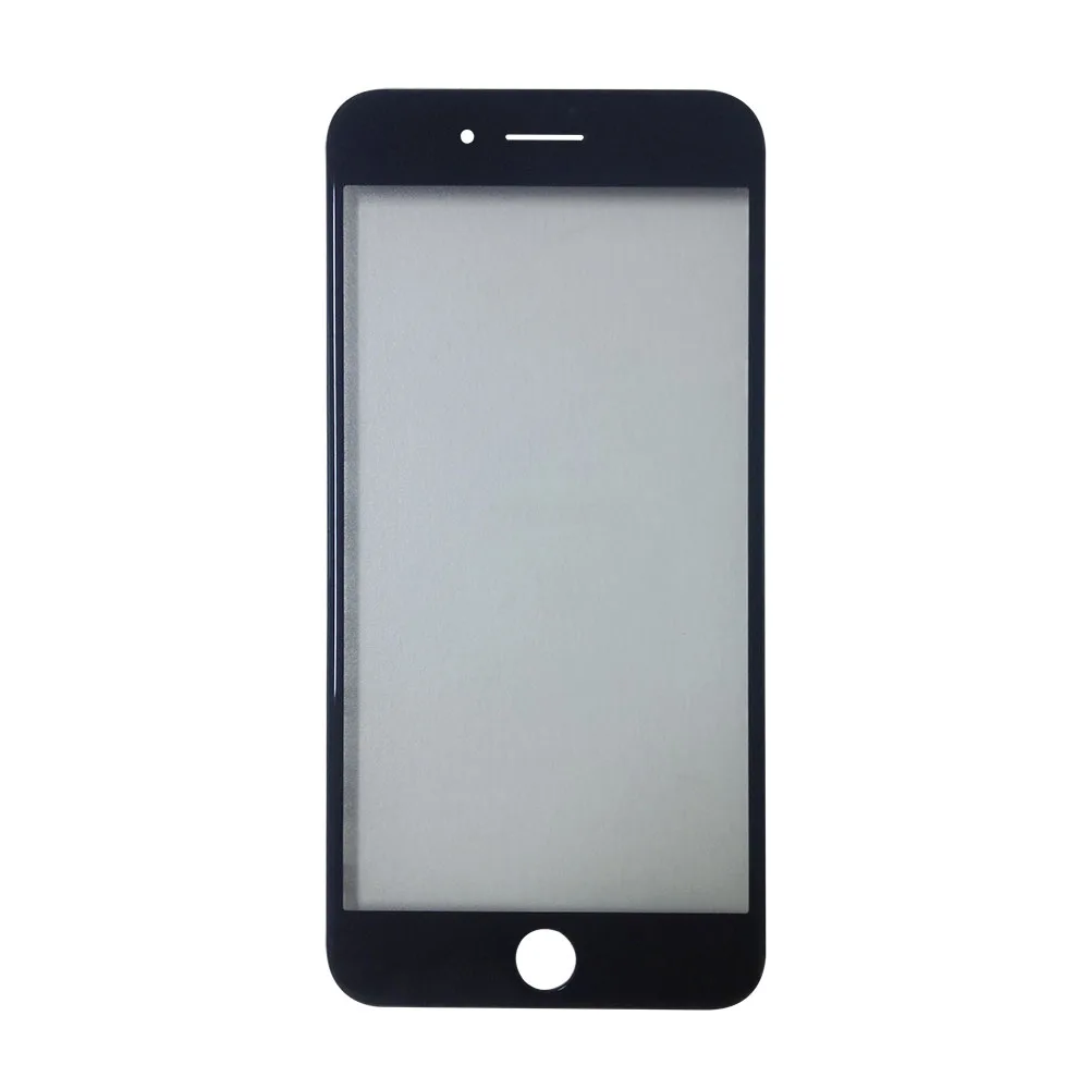 10 шт./лот чехол для телефона Apple iPhone 7 Plus стеклянный объектив с рамкой OCA клей