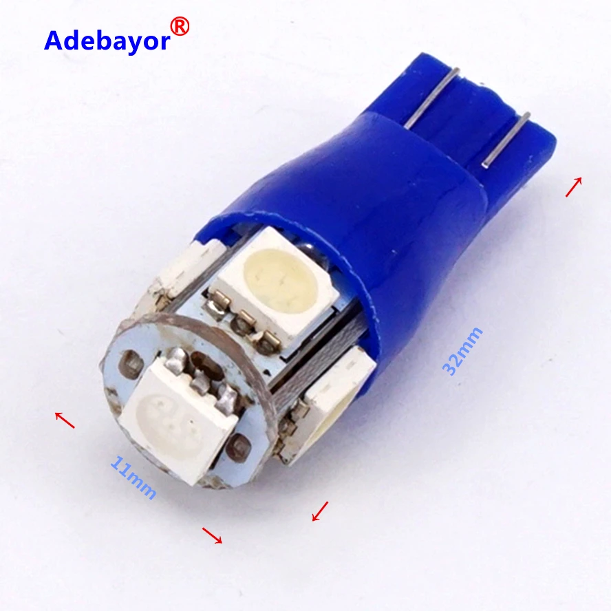 8 x Бесплатная доставка T10 стробоскопическая вспышка W5W 194 5 SMD 5050 светодиодная smd