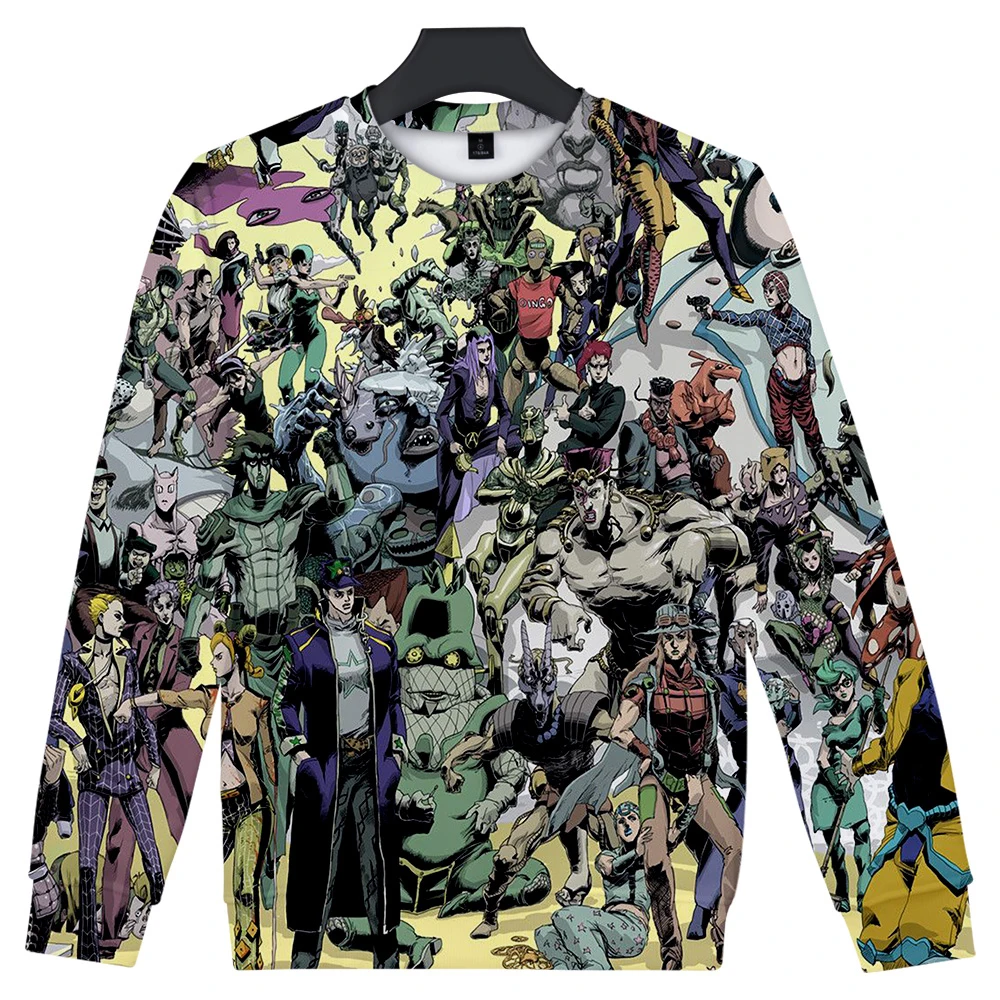 Lucky Friday Jojo Wikia Nieuwste модель мультфильм 3d Футболка Мужская Япония Горячая аниме Harajuku