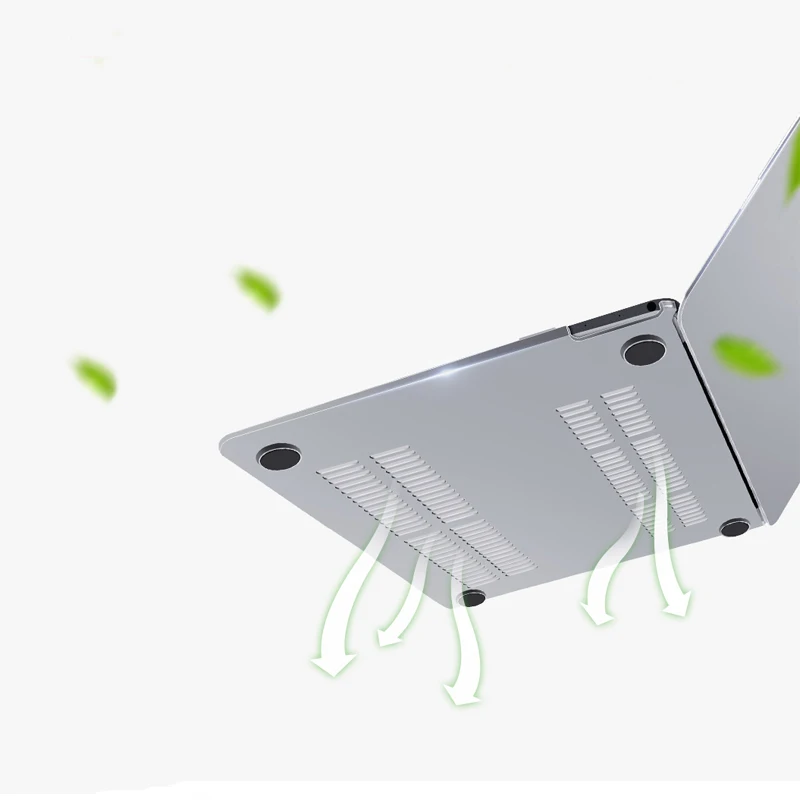 Кристальный чехол для ноутбука MacBook Touch ID A1932 2018 Macbook Air 13 A1466 A1369 Pro Retina 11 12 15 4 Жесткий