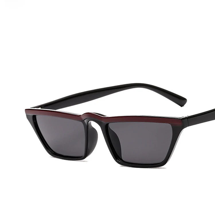 2018 new flat-top sunglasses frame classic hue vintage glasses Cat Eye narrow unisex UV400 | Аксессуары для одежды
