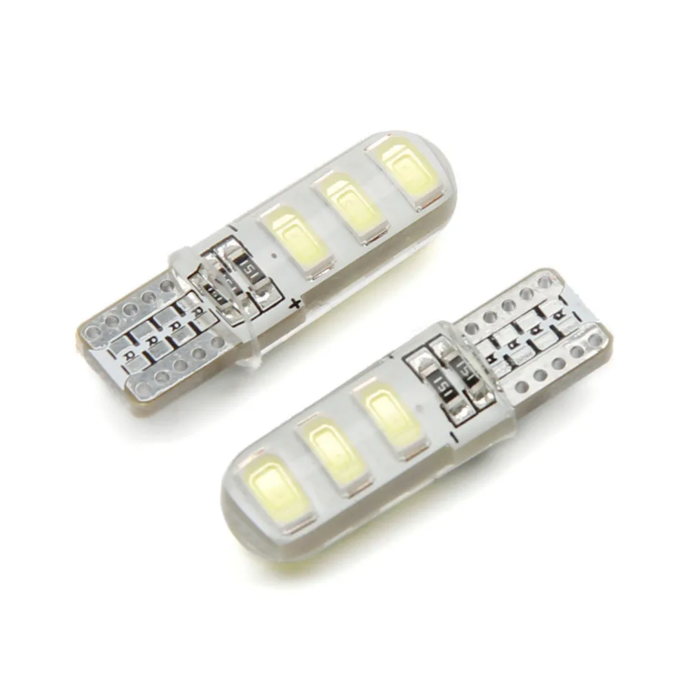 2 шт. 12 В Универсальный T10 W5W водонепроницаемый 5730 6SMD клиновидный резервный задний