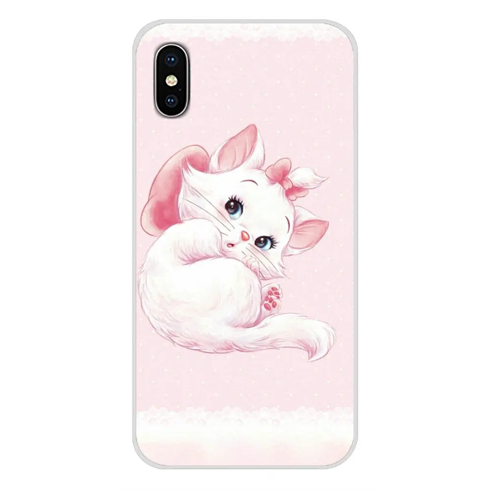 Аристократы Кошка Китти аксессуары для телефона Чехлы Apple iPhone X XR XS MAX 4 4S 5 5S 5C SE 6 6S 7