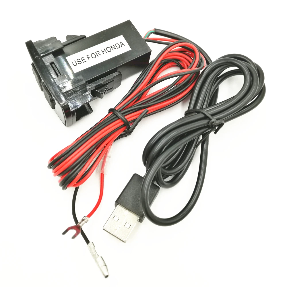 Автомобильное зарядное устройство с USB-интерфейсом 5 в 6 8 А и разъем аудиовходом USB