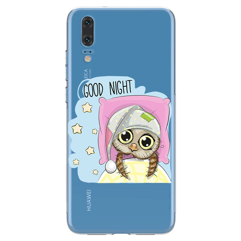 Чехол ciciber с милым животным совом для huawei P30 P20 P10 P9 P8 Lite Pro Plus P smart, чехлы для телефонов из мягкого ТПУ