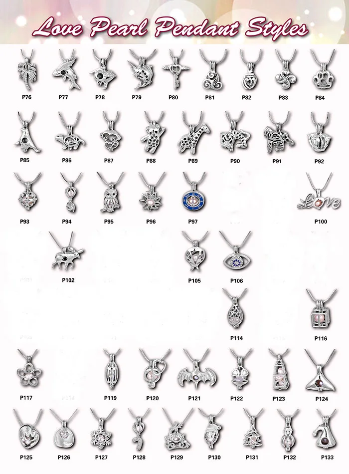 2018 привлекательные подарочные серебряные подвески-клетки с искусственным