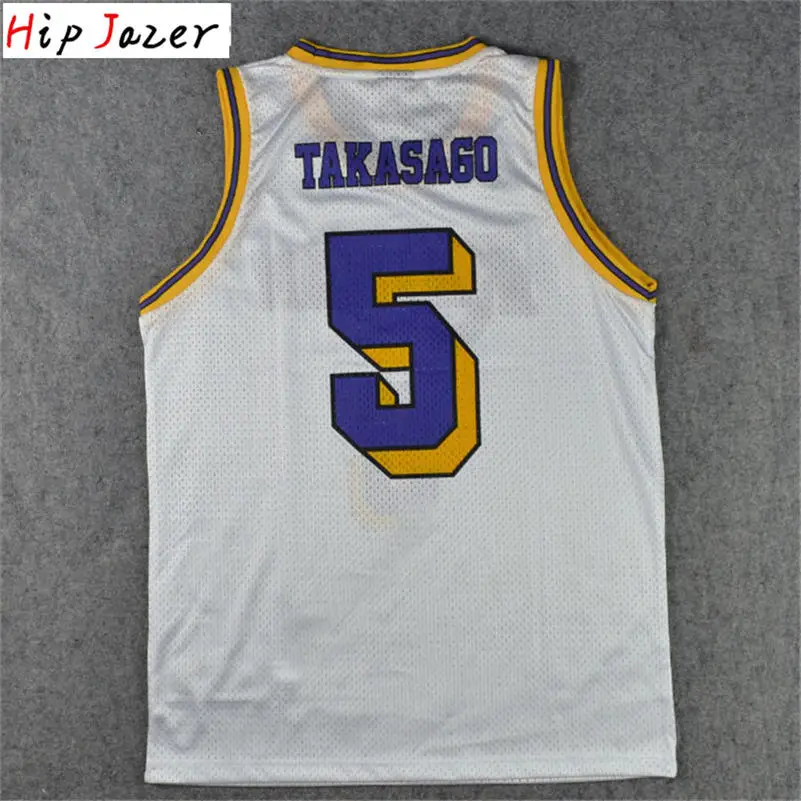 2 Slam Dunk Косплей KaiNan Soichiro Jin 6# Топы Рубашки Shinichi Maki 4# баскетбольная тренировочная форма из Джерси обучение - Цвет: 2