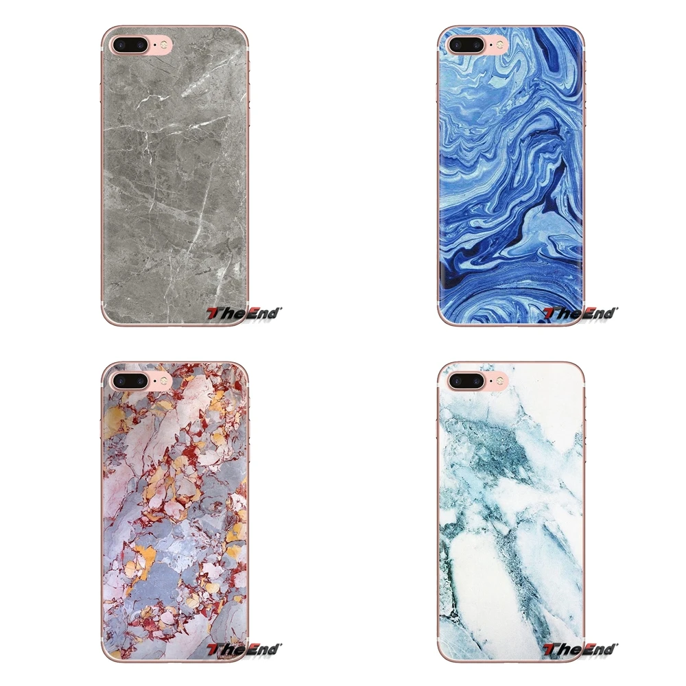White Black Marble Texture Stone Phone Shell Cover For LG Spirit Motorola Moto X4 E4 E5 G5 G5S G6 Z Z2 Z3 G2 G3 C Play Plus Mini |