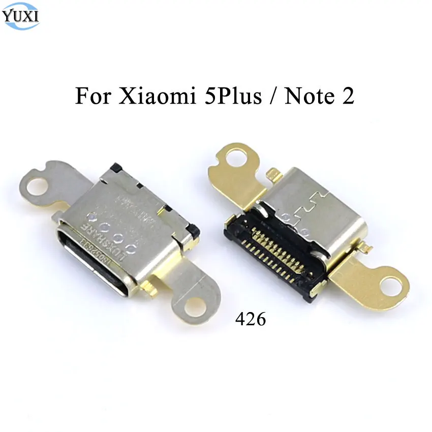 

YuXi 1pc Micro USB Charging Port Dock Connector for Xiaomi 5 Plus / Mi Note 2 Charging Socket