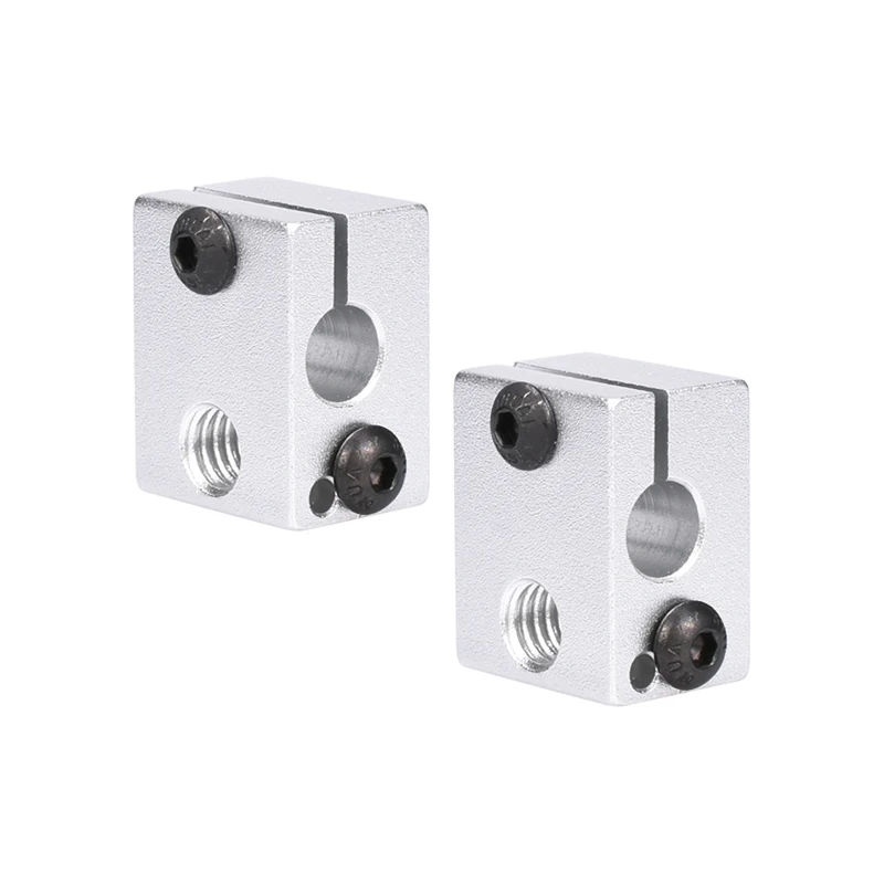 

BIQU V6 Aluminium Block V6 Silicone Stock for V6 J-head extruder compatible with M6 Nozzle of 3D printer