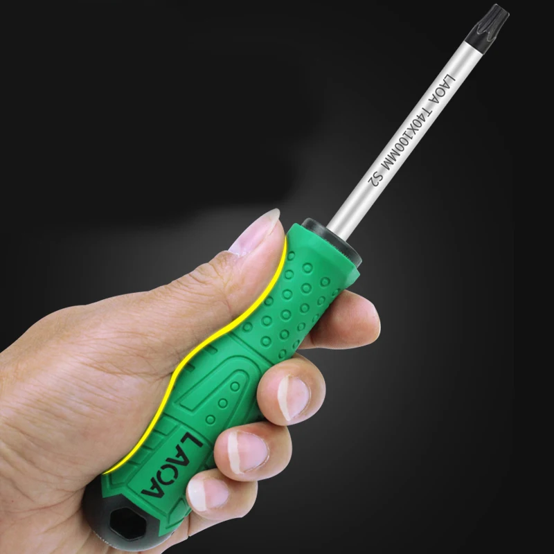 Магнитная отвертка LAOA S2 из легированной стали Torx T8/T10/T15/T20/T25/T30/T40 | Инструменты