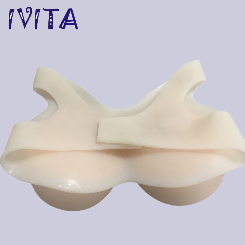 Силиконовые формы для груди IVITA 2400 г большие перекрестная грудь искусственная