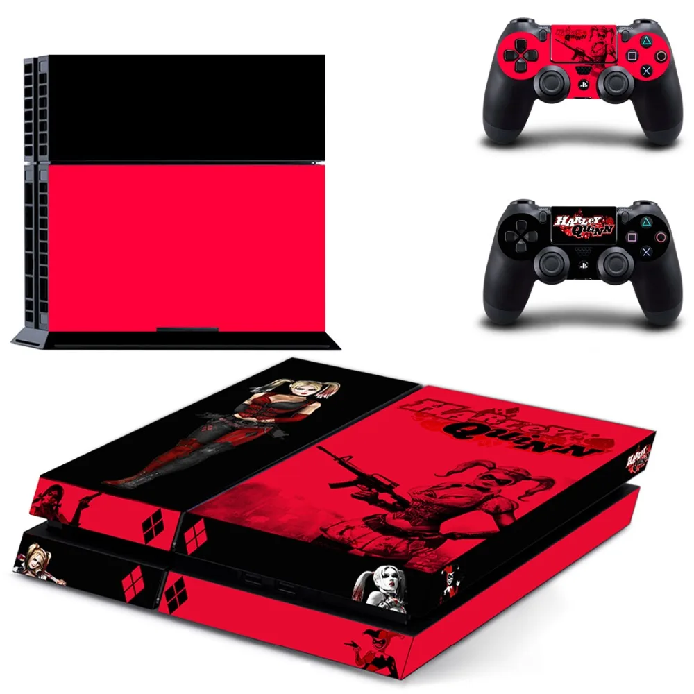 Harley Quinn Джокер Бэтмен Супермен PS4 Кожа Наклейка виниловая для sony Playstation 4 консоль и контроллеры PS4 Кожа Наклейка