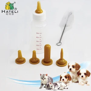 Кормушка для кошек и кормление щенка, бутылочка-детская бутылочка для кормления с чистящая щетка малая, для котят, собак, 6 шт.