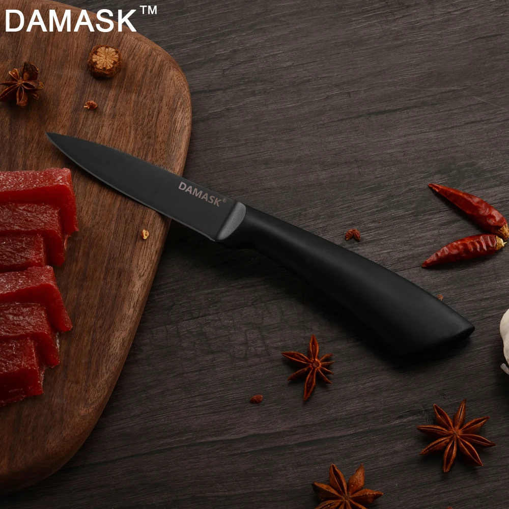 Damask набор ножей из нержавеющей стали зубчатый хлеб кухонный нож антипригарное