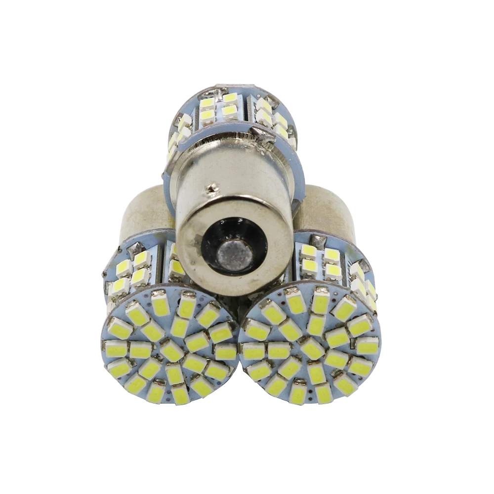 YSY 2 шт. светодиодные тормозные лампы белого и красного цвета BA15S R5W 1156 P21W 1206 3020 50SMD