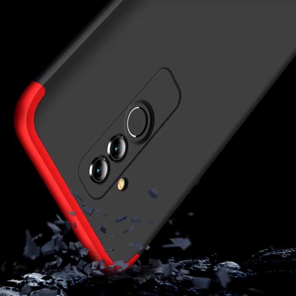 360 Full Shockproof Case For Samsung Galaxy A7 2018 3 in 1 Hard PC Cover A750F A750 SM-A750F Capa | Мобильные телефоны и