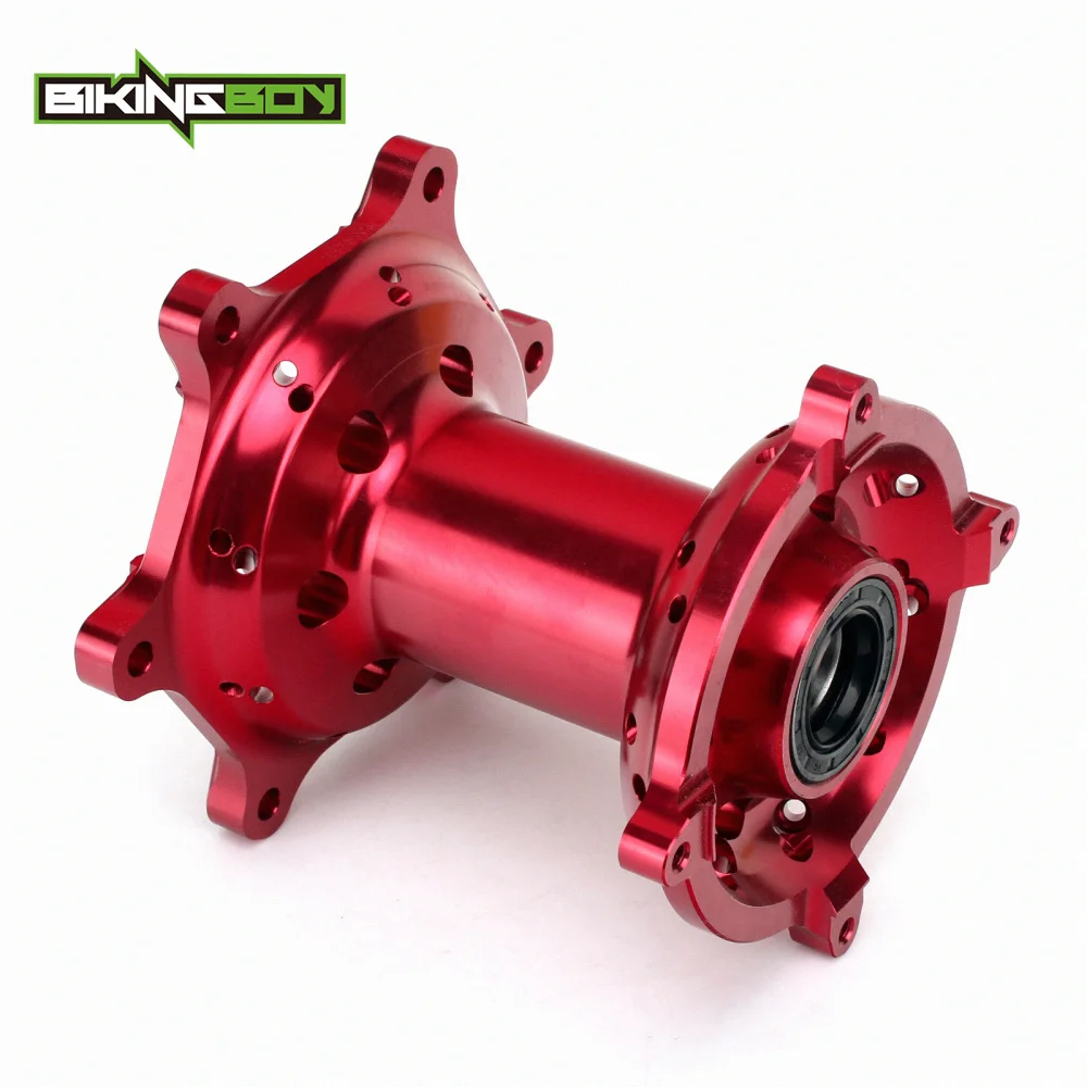 BIKINGBOY CNC MX 36 отверстий красный задний Ступица колеса для HONDA CR125R CR250R 2002 2013 CRF250R 04 13