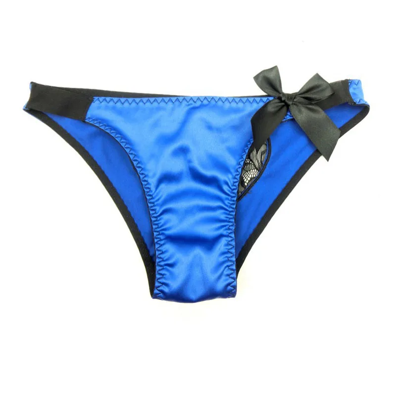 2 шт./упак. женские трусы нижнее белье атласные сексуальные кружевные прозрачные