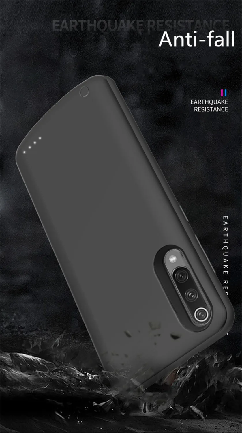 6500 мАч Power Bank зарядное устройство чехол для Xiaomi Mi 9 ультра тонкий телефона зарядки