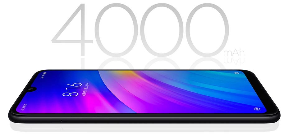 Глобальная версия, Xiaomi Redmi 7, 3 ГБ+ 32 ГБ, Восьмиядерный процессор Snapdragon 632, 4000 мАч, 6,26 дюйма, 19:9, полноэкранный, 12МП+ 2МП, мобильный телефон