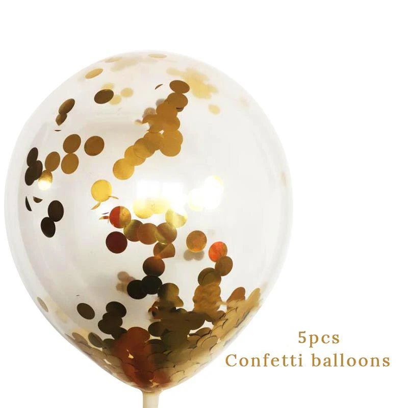 1 Balloon Confett JOY-ENLIFE ко дню рождения украшения плакат "с днем рождения" золотистый воздушный шар "Конфетти" для девочек и мальчиков шарики на день рождения пастельных вечерние поставки - Цвет: 1 Balloon Confett