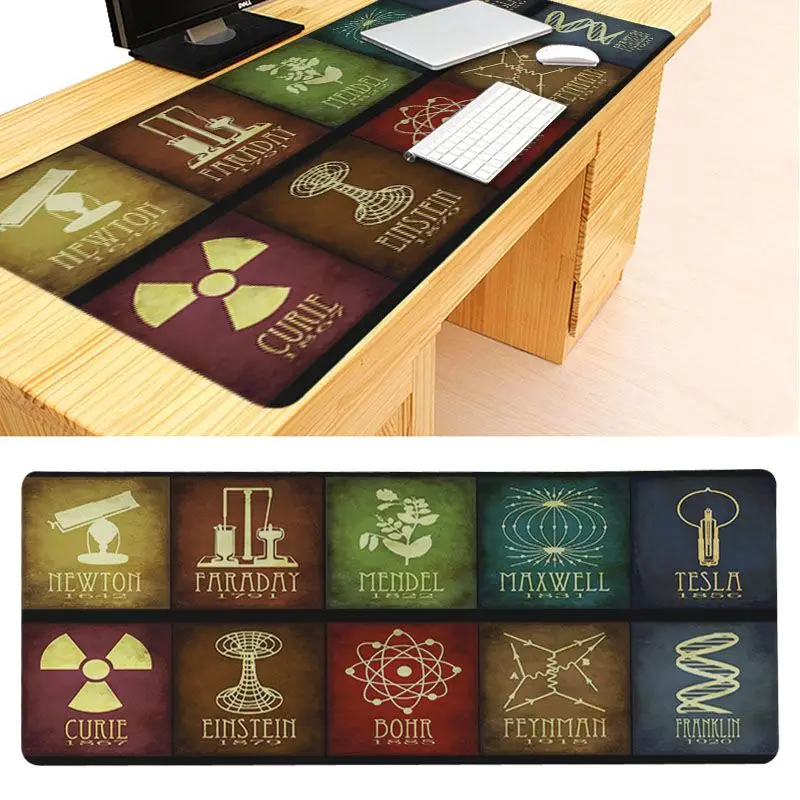 LockEdge 30x90cm MaiYaCa, винтажный, крутой, я люблю химию, офисные мыши, геймер, мягкий коврик для мыши, дизайн, узор, компьютерный коврик для мыши, игровой коврик для мыши - Цвет: LockEdge 30x90cm