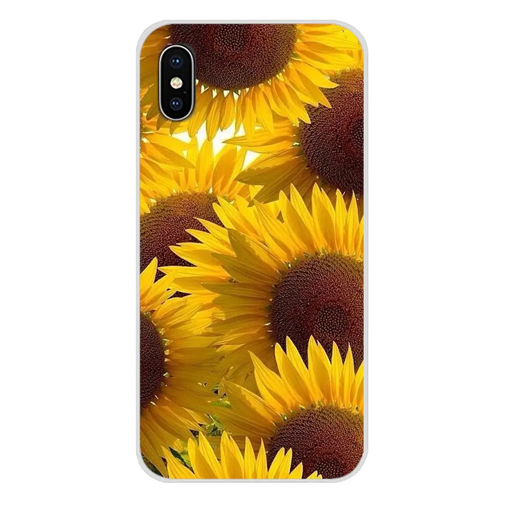 Подсолнух желтый цветок для Samsung Galaxy A5 A6S A7 A8 A9S Star J4 J6 J7 J8 Prime Plus 2018 аксессуары чехлы