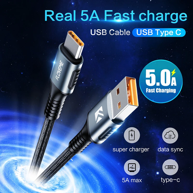 USB кабель Floveme Type C для быстрой зарядки|Кабели мобильных телефонов| |