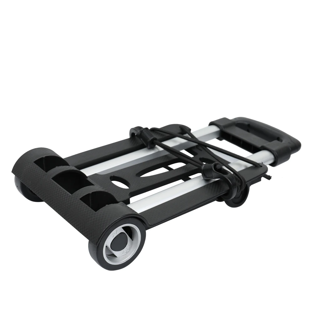 Портативная Складная двухколесная тележка для багажа путешествий с платформой