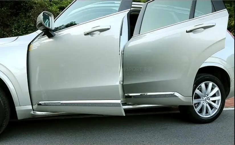 4 шт./компл. ABS Хромированная защитная крышка корпуса боковой двери автомобиля