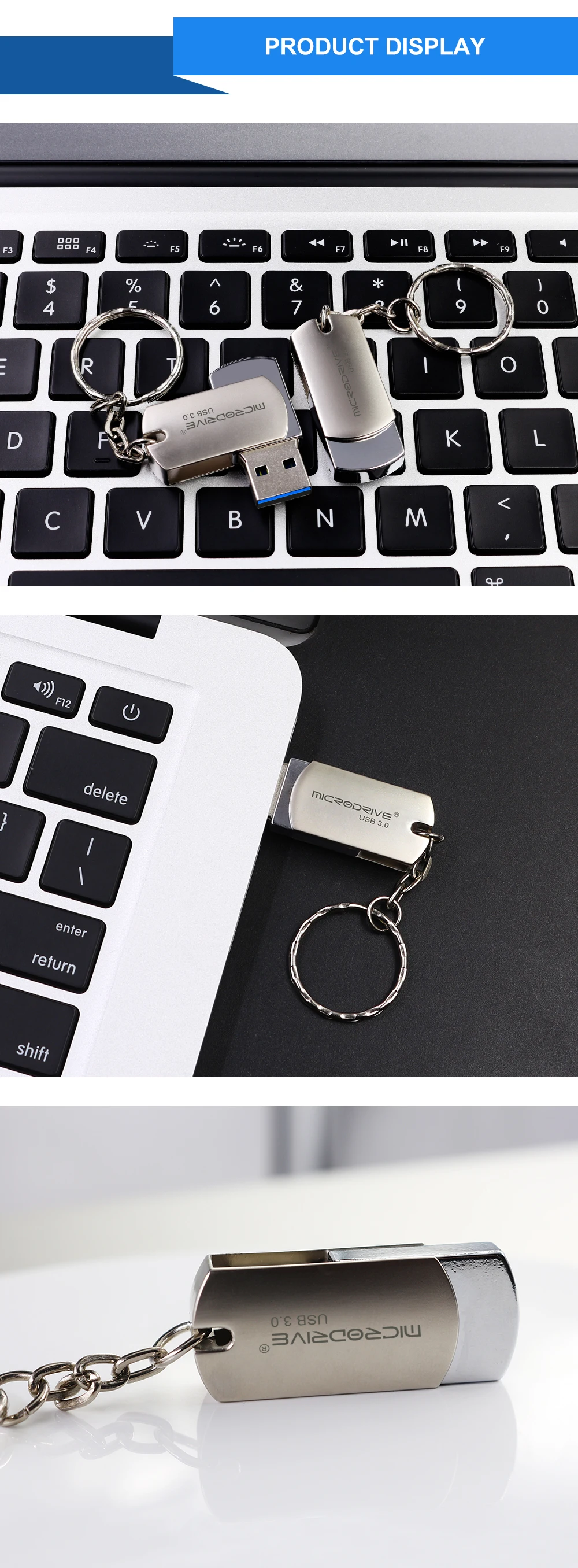 USB 3,0 металлический usb флеш-накопитель 32 Гб 64 Гб Флешка флеш-накопитель 128 Гб карта памяти 16 Гб флеш-накопитель usb флешка cle usb