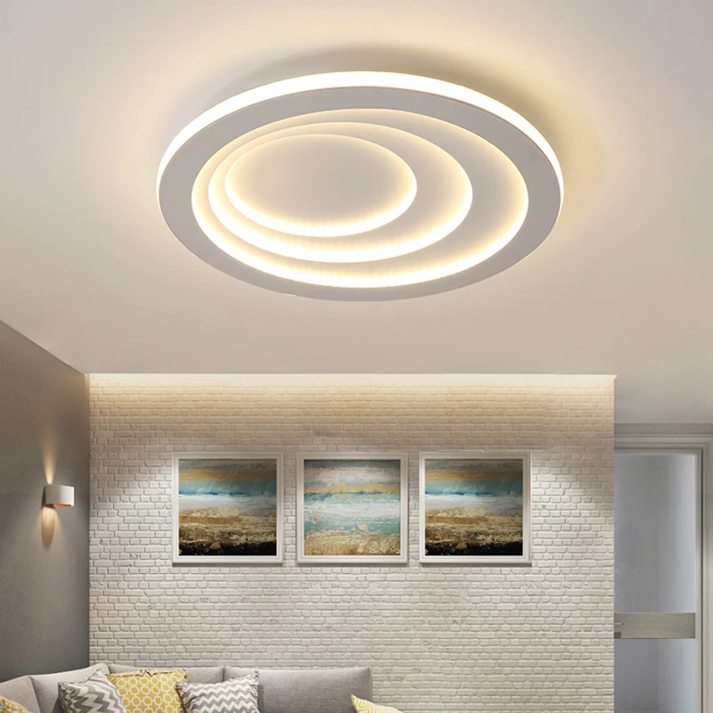 

Round Plafondlamp Modern Led Ceiling Light For Living room Lights Bedroom Kitchen White Color Ceiling Lamp LED Luminaires