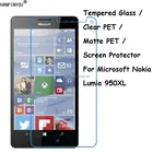 Закаленное стеклопрозрачное ПЭТматовое ПЭТ -- Защитная пленка для экрана для Microsoft Nokia Lumia 950XL 950 XL 5,7 дюйма