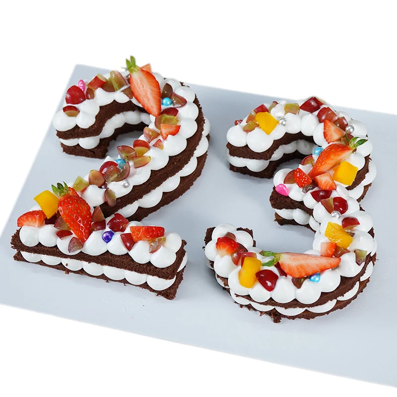 0-9 Количество Набор Sugarcraft акриловые формы для резки помадки формы для шоколада Gumpaste украшения торта инструменты для обледенения торта
