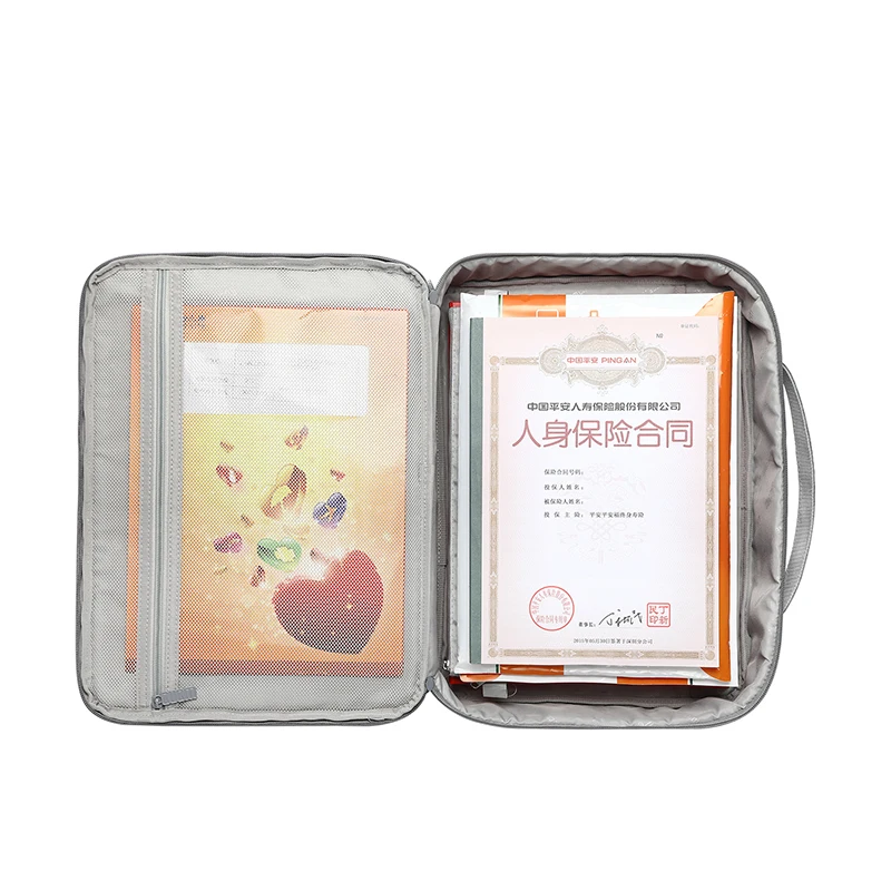 BUBM document ticket bag large capacity certificate files organizer for home travel use passport contracts | Багаж и сумки
