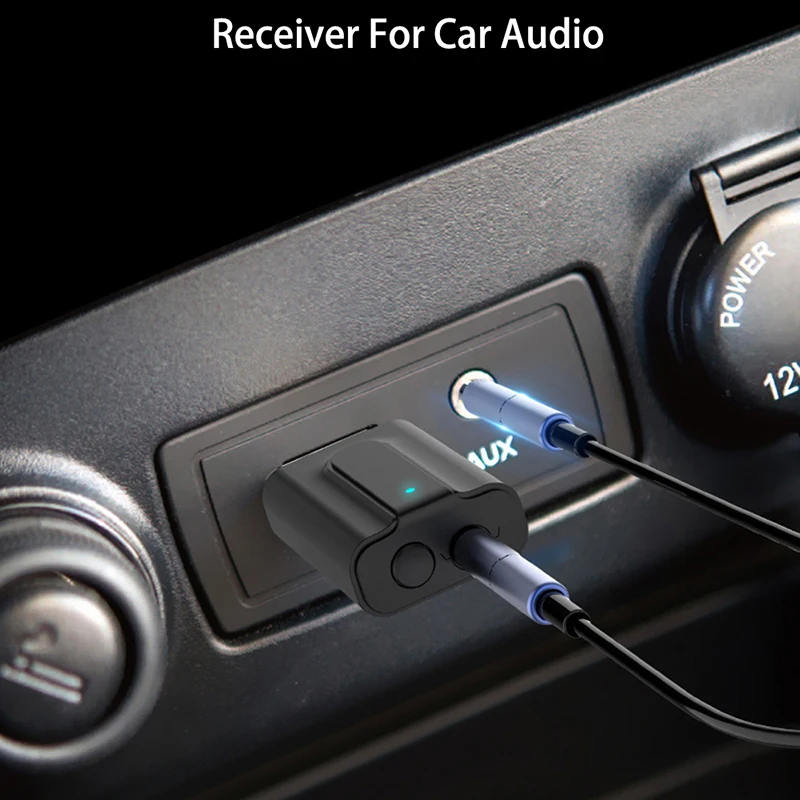 Приемник передатчик Bluetooth VAORLO 2 в 1 портативный USB 3 5 мм AUX мини стерео аудио