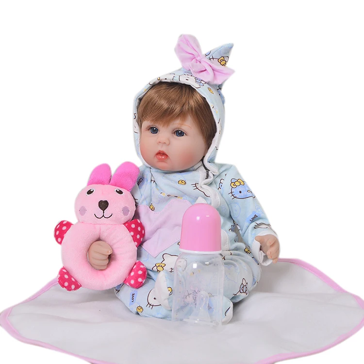 Reborn dolls for baby toys 17&quot 43cm soft silicone reborn real newborn doll gift bebes boneca | Игрушки и хобби
