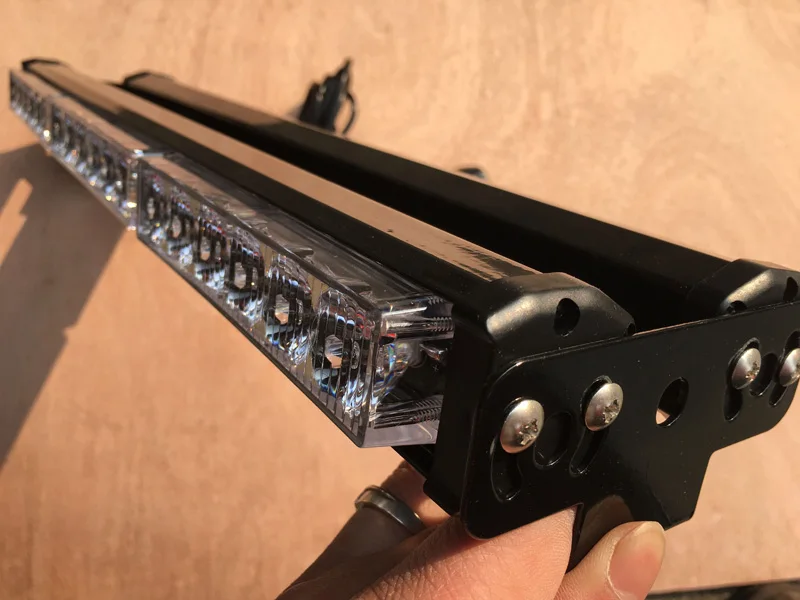 12 В автомобильная светодиодная сигнальная лампа двусторонняя 360 градусов