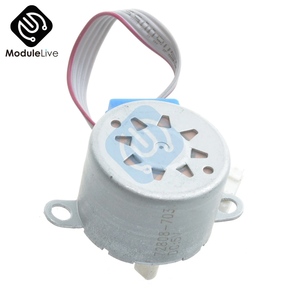 5 проводной 4 фазный шаговый электродвигатель ULN2003 28BYJ 48 5V микроэлектрический мини