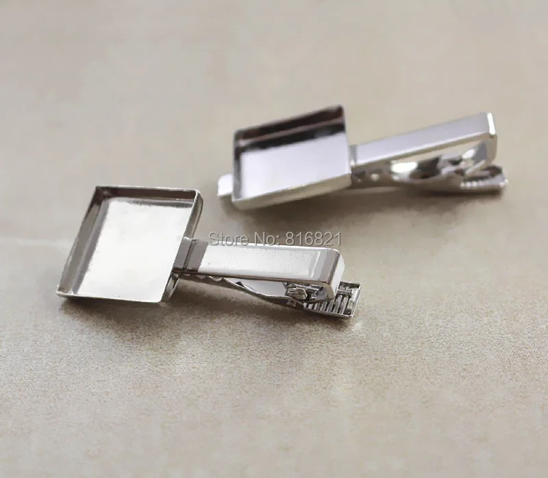 Зажим для галстука с квадратными глубокими стенками чашечки пустые резиновые