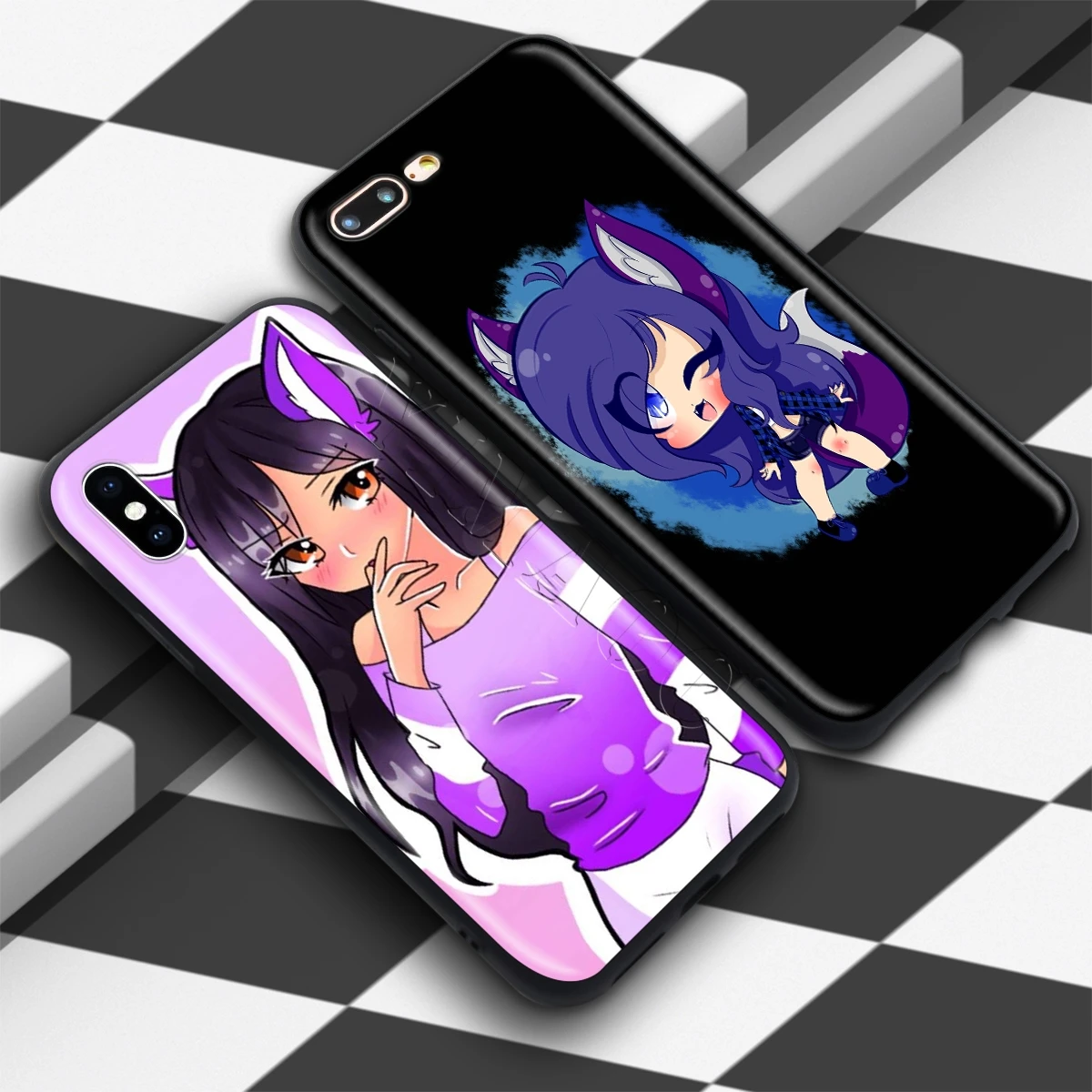 Мягкий силиконовый чехол YIMAOC Aphmau Kawaii для iPhone 11 Pro XS Max XR X 8 7 6 6S Plus 5 5s se|Бамперы| |
