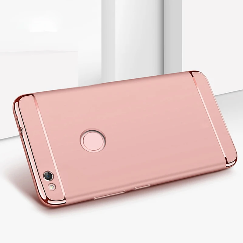 Для huawei P8 Lite 2017 5 2 дюймов чехол для телефона задняя крышка 3 в 1 Позолоченные