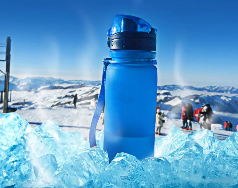 2018 Горячая портативная 650 мл силиконовая складная бутылка для воды скалолазание